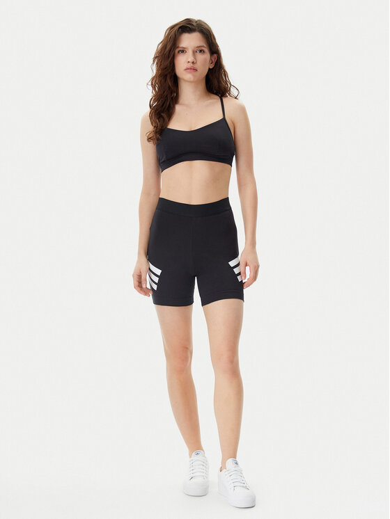 Облегающие байкерские шорты Future Icons 3-Stripes JE0164 Adidas, черный — фото 2