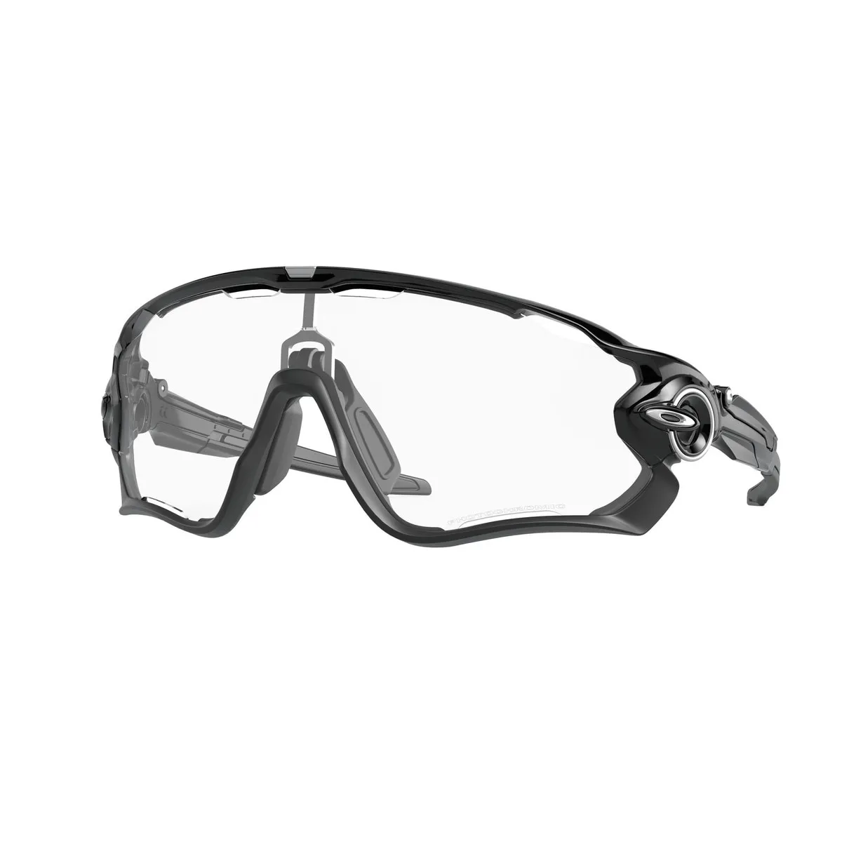 

Велосипедные очки Jawbreaker с фотохромными линзами Clear to Black Oakley, черный/прозрачный
