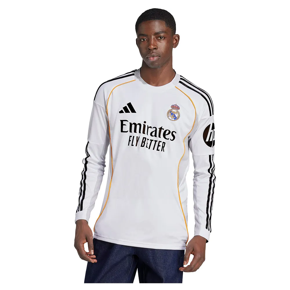

Лонгслив adidas Real Madrid 25/26 home, белый