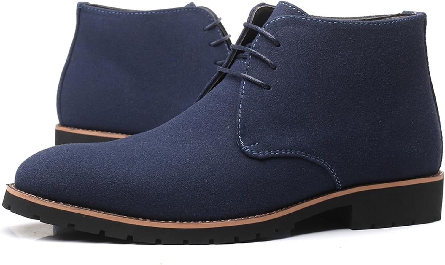 

Мужские повседневные ботинки-чукка CHUUMEE, классические ботинки на низком каблуке без застежки, синий