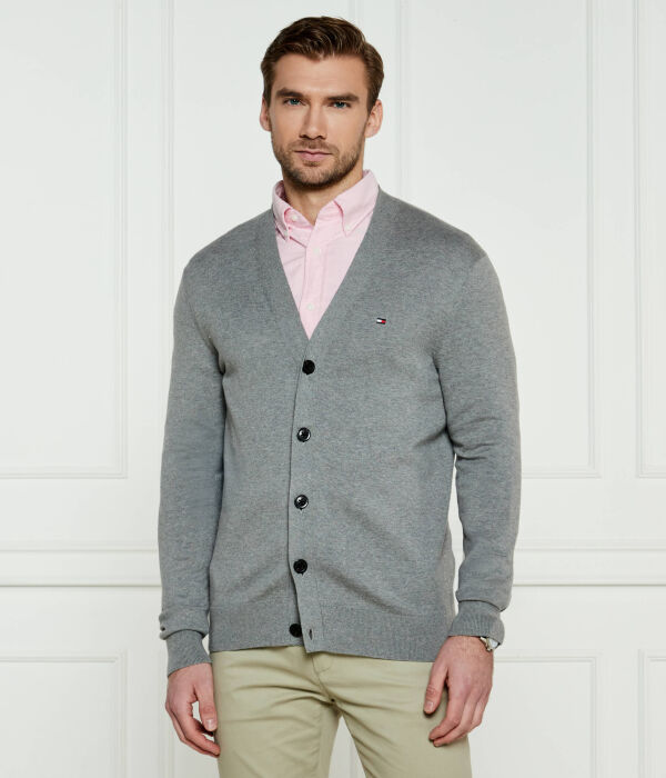 

Кардиган необходим Regular fit Tommy Hilfiger, серый