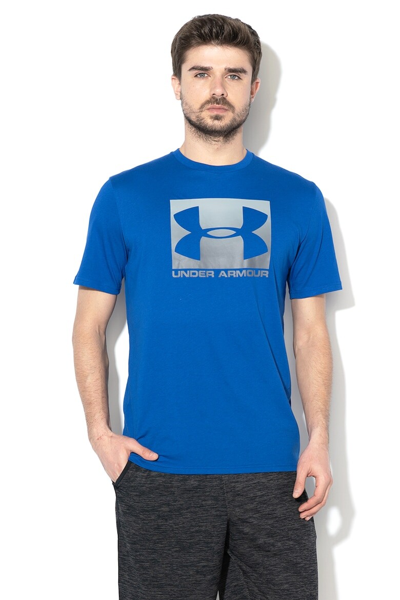 

Спортивная футболка в коробочке с логотипом Under Armour, синий