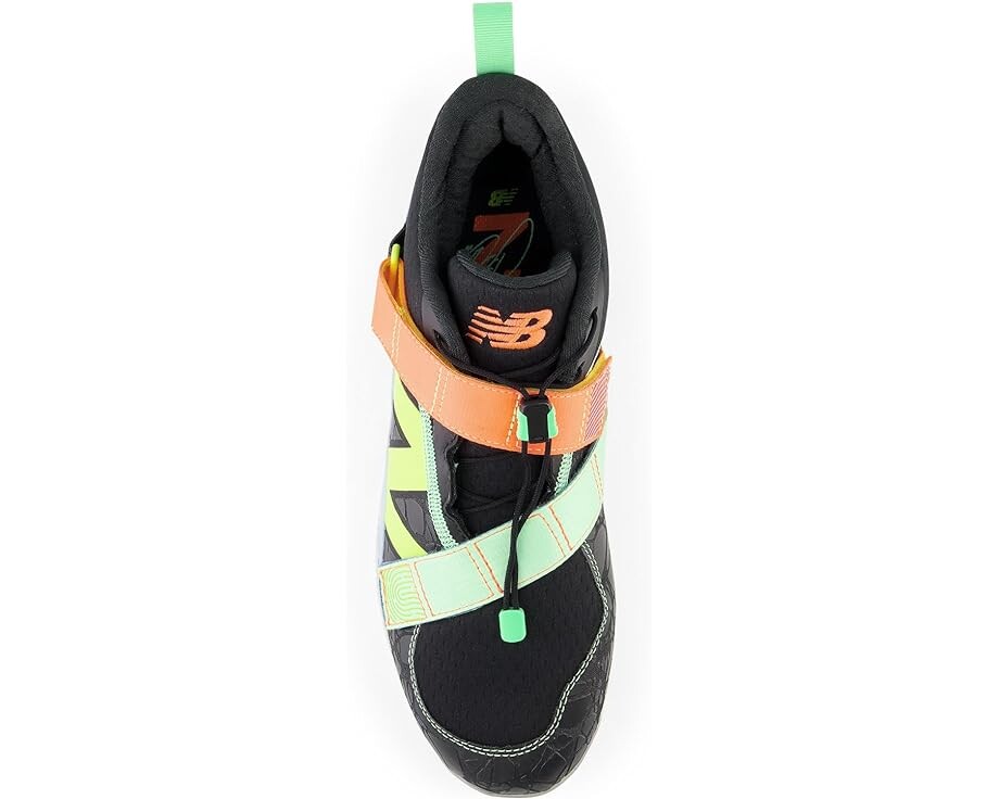 Кроссовки New Balance FuelCell Lindor v2 Comp, цвет Black/Neon Dragonfly — фото 2
