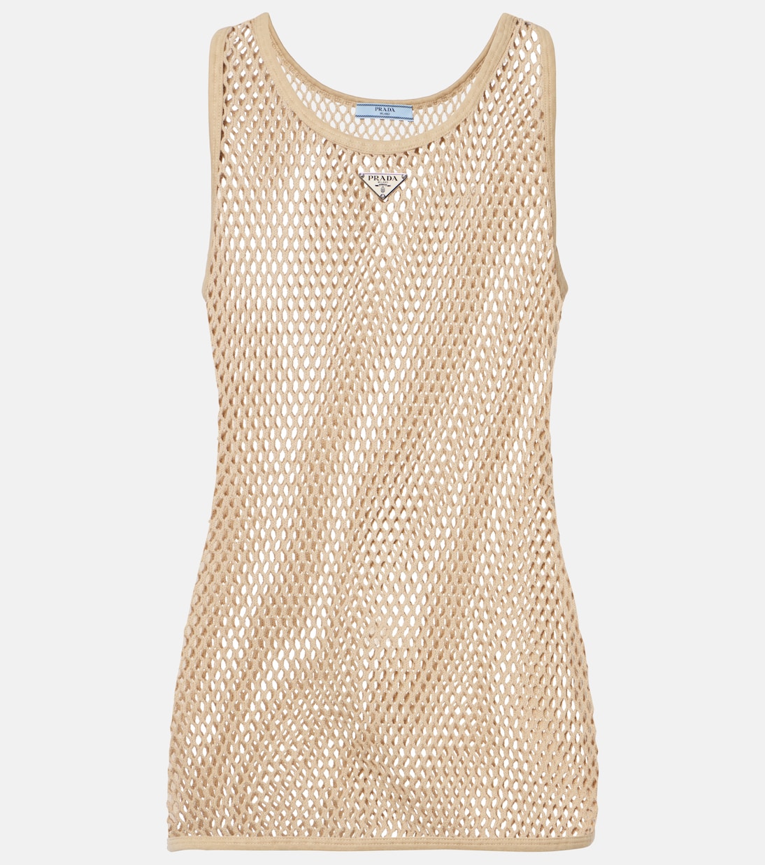 

Шифоновая хлопковая майка Prada, Corda