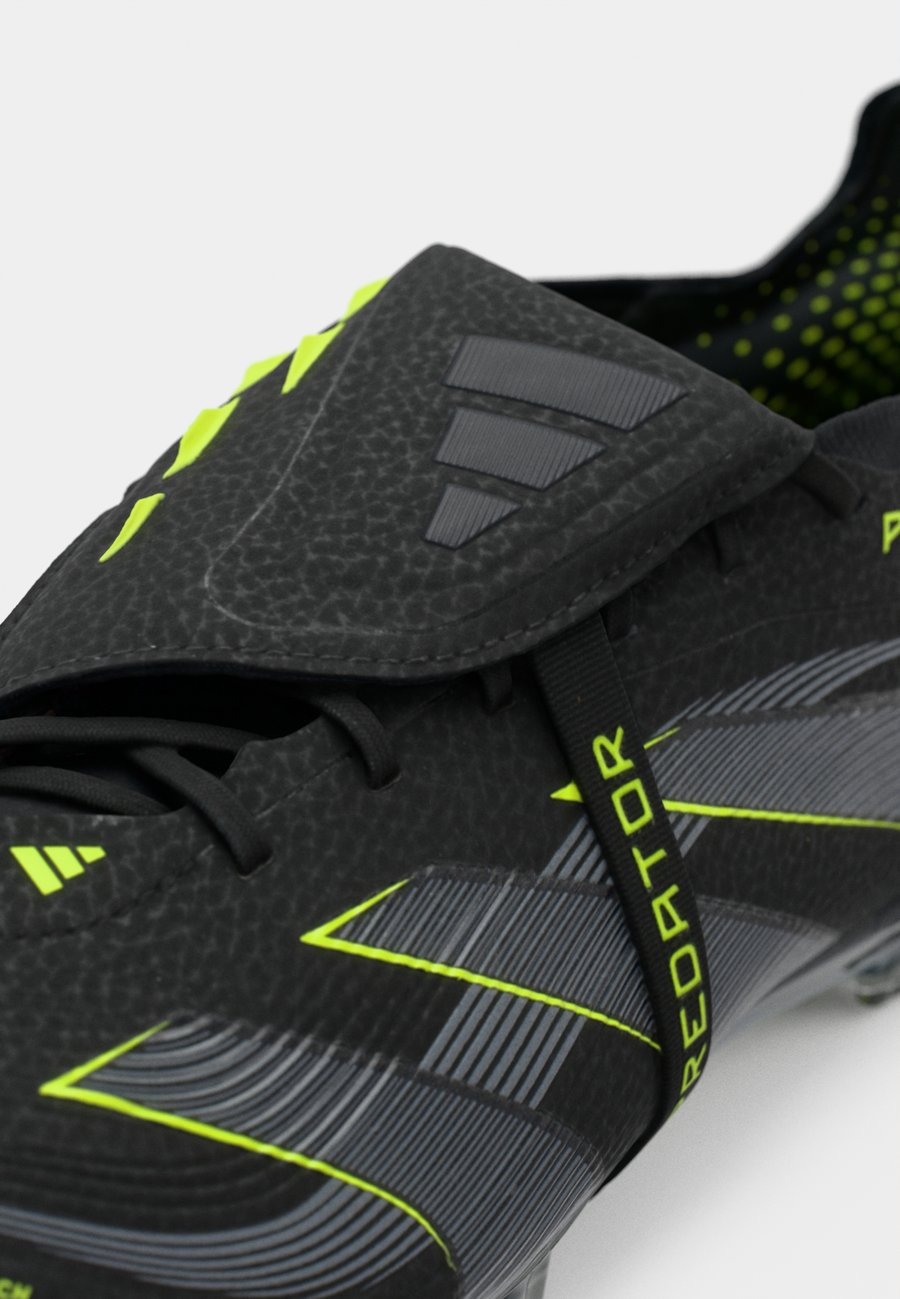 Кроссовки Adidas Performance PREDATOR ELITE FOLD-OVER TONGUE FIRM GROUND FOOTBALL BOOTS, Core Black Lucid Lemon/Black — фото 3