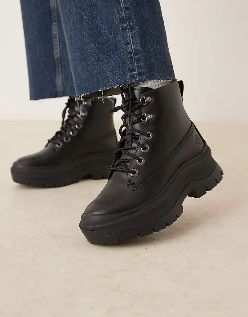 Ботинки Timberland Roxie Lane со шнуровкой, черный