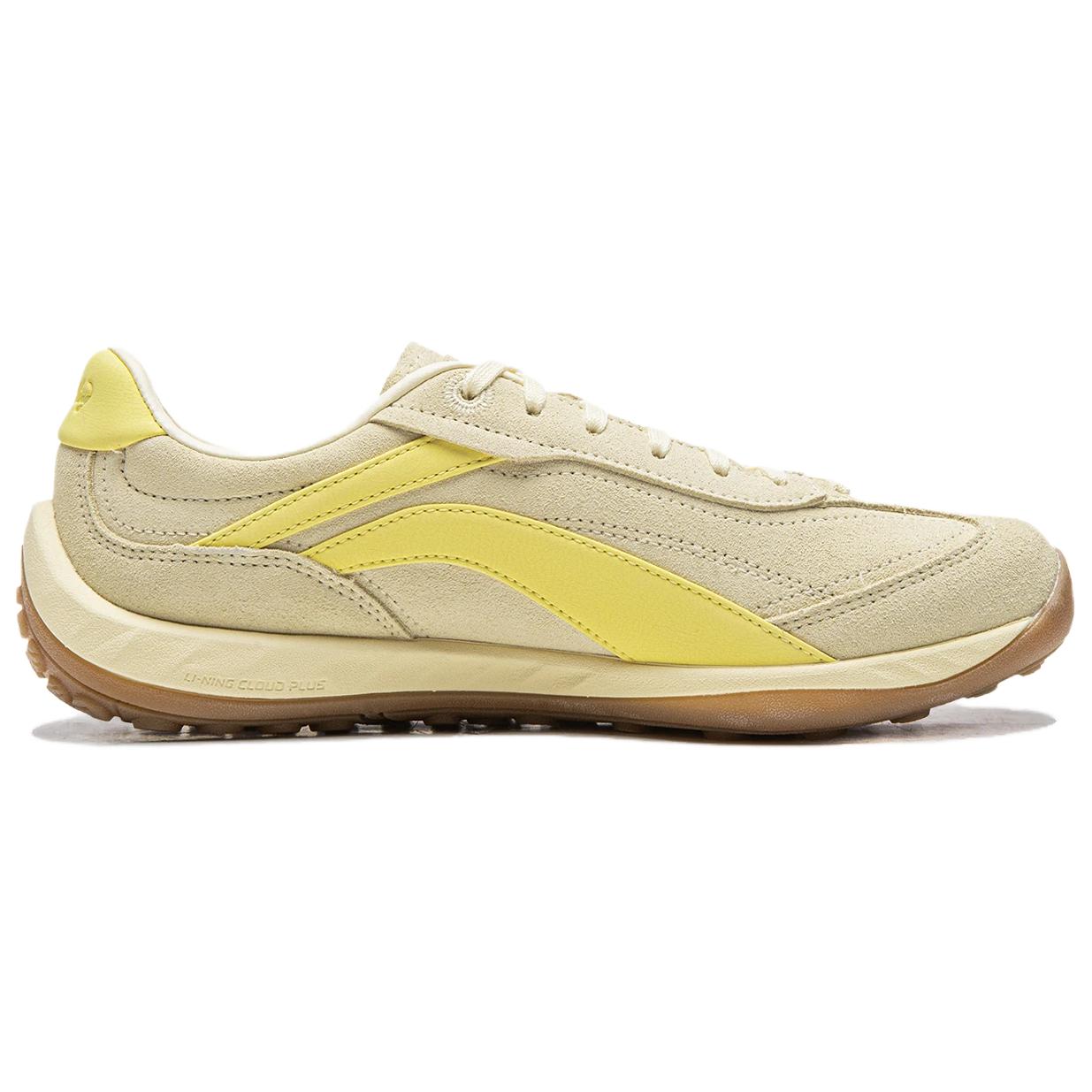 LINING Кроссовки Heartflow Abrasion Resistant Balance Lightweight Low top Casual Unisex Vanilla Yellow — фото 3