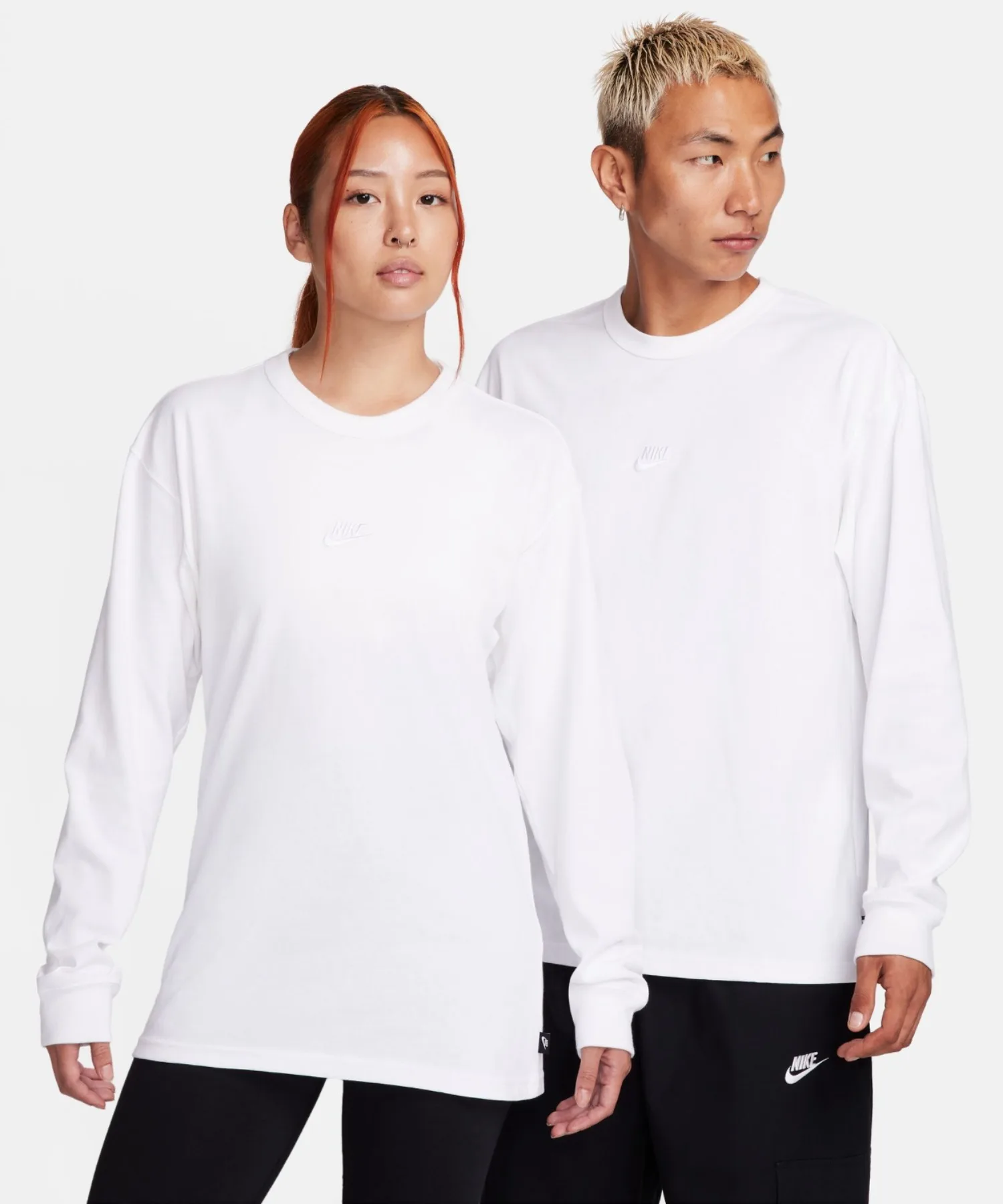 Мужская футболка из органического хлопка Nike NSW PREM ESSNTL SUST LS белая