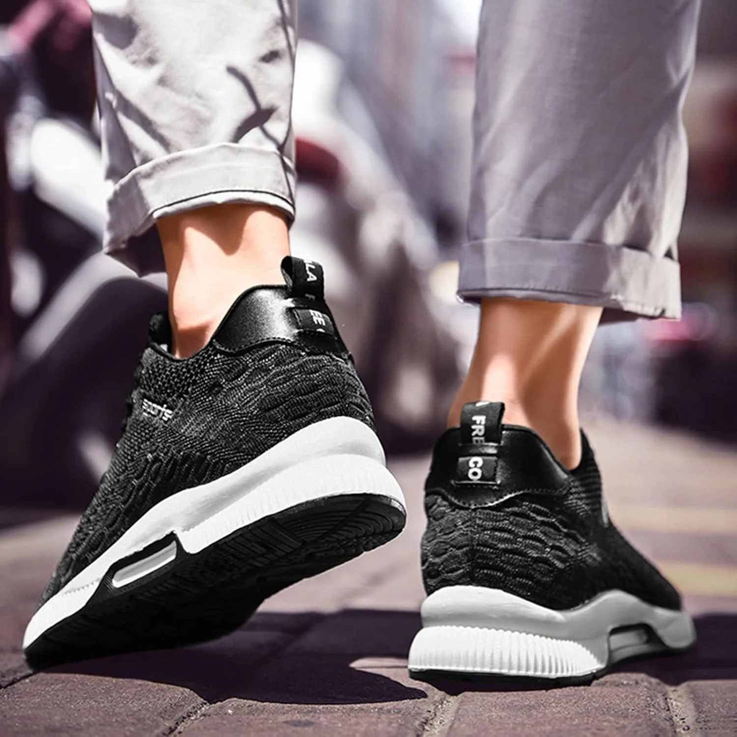 

Мужские модные кроссовки на шнуровке с невидимой застежкой, увеличивающие рост на 2,4 дюйма, легкие и повседневные ELSHTIDE, хаки