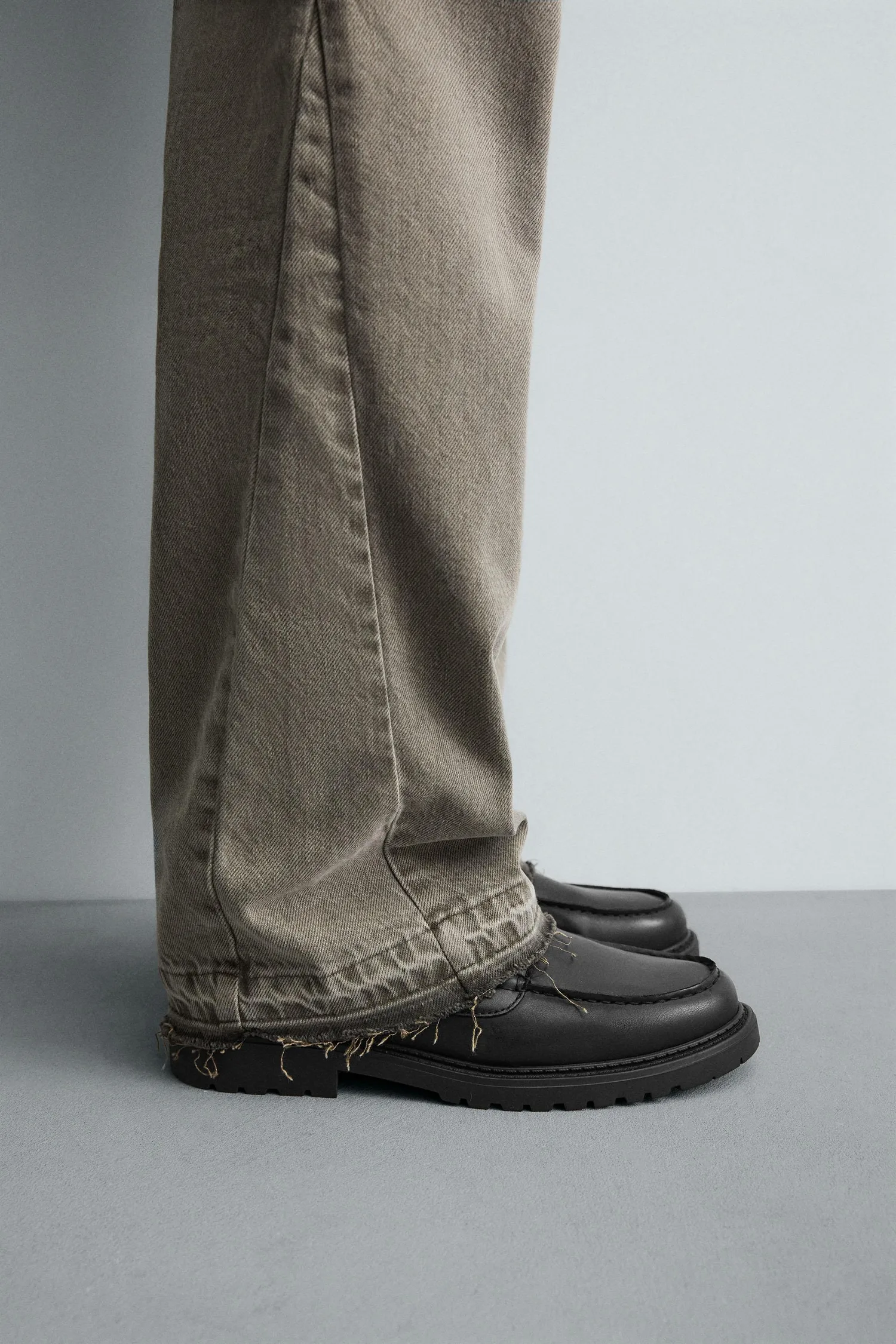 Морские туфли Zara, черный