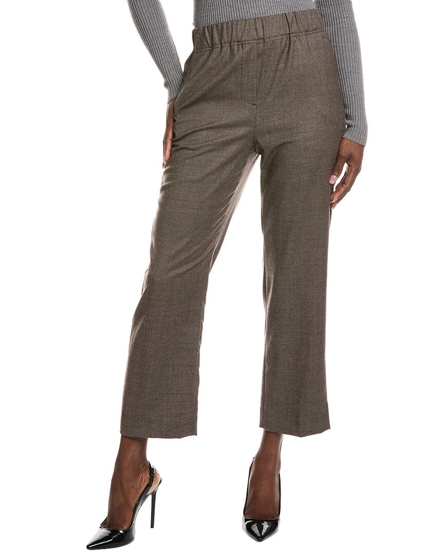 

Weekend Max Mara Hateley Шерстяные брюки, коричневый