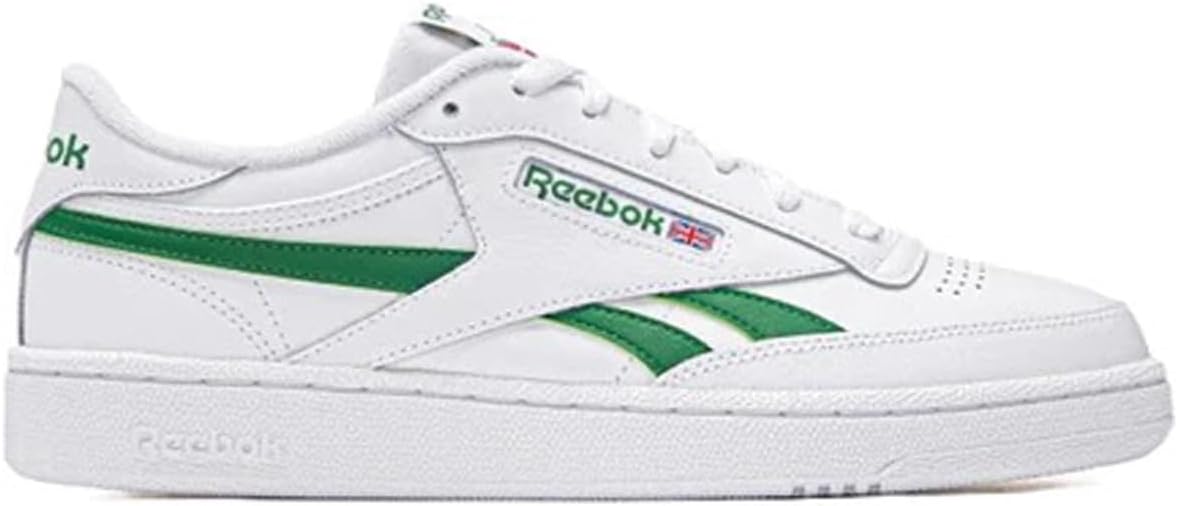 Кроссовки Reebok Unisex Club C Revenge, белый/зеленый — фото 2