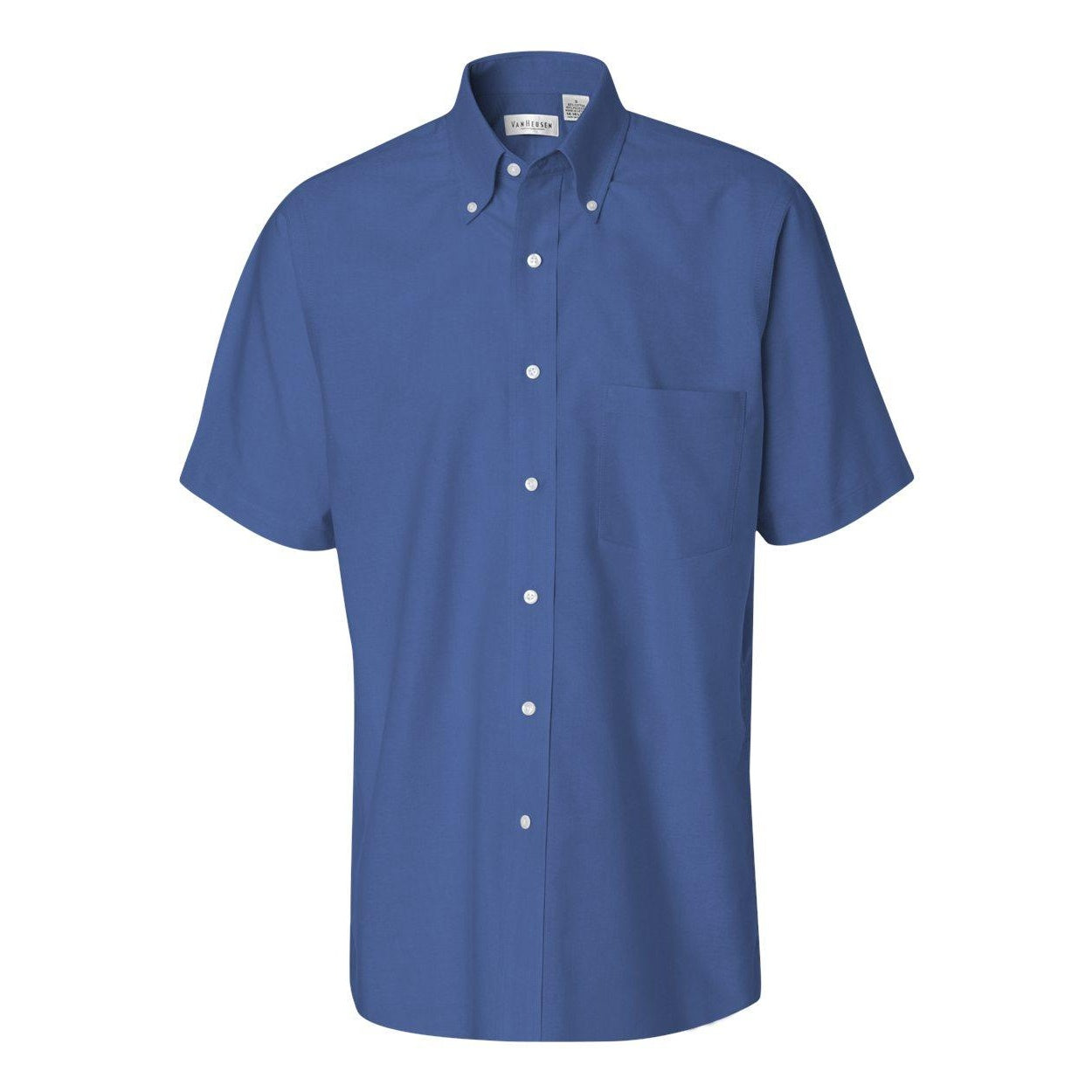

Оксфордская рубашка с короткими рукавами Van Heusen, цвет english blue