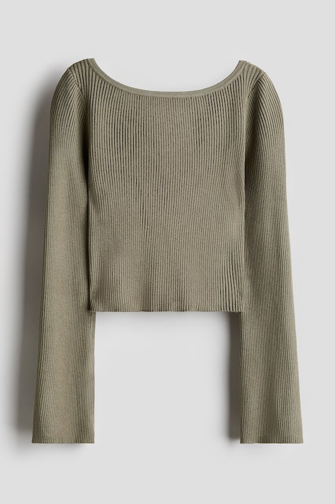 

Джемперы в рубчик H&M, зеленый