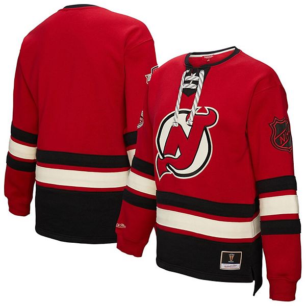 

Женский красный свитер с завязками new jersey devils heritage Mitchell & Ness