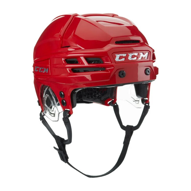 

CCM Шлем Ice Ball TACKS X Professional для соревнований и тренировок по роллер-хоккею, детский/юниорский, D3O, красный, размер L