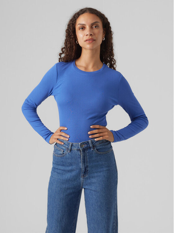 

Узкая блузка Vero Moda, синий