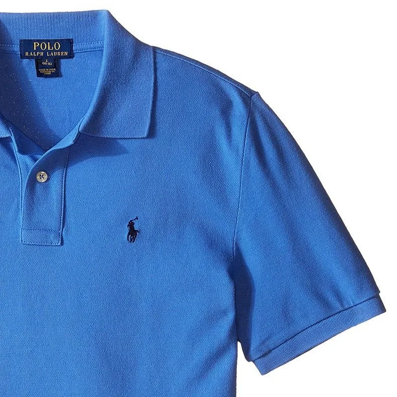 Поло для детей Polo Ralph Lauren, синий — фото 2