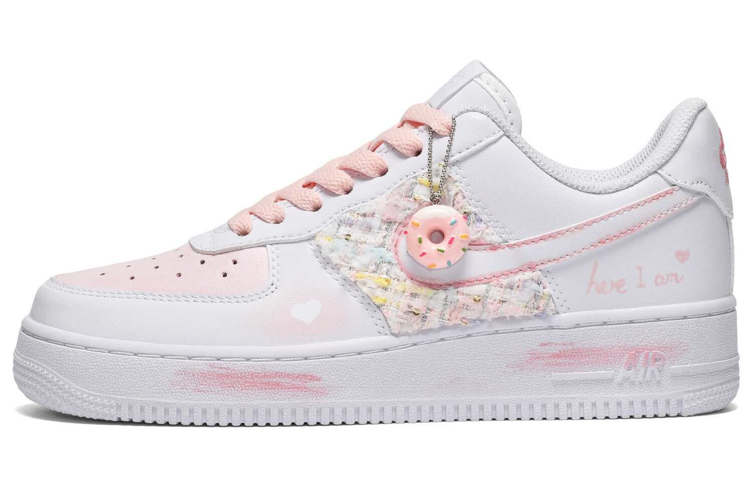 

Кроссовки Nike Air Force 1 Skateboarding Shoes Women's Low-top Chalk White, белый