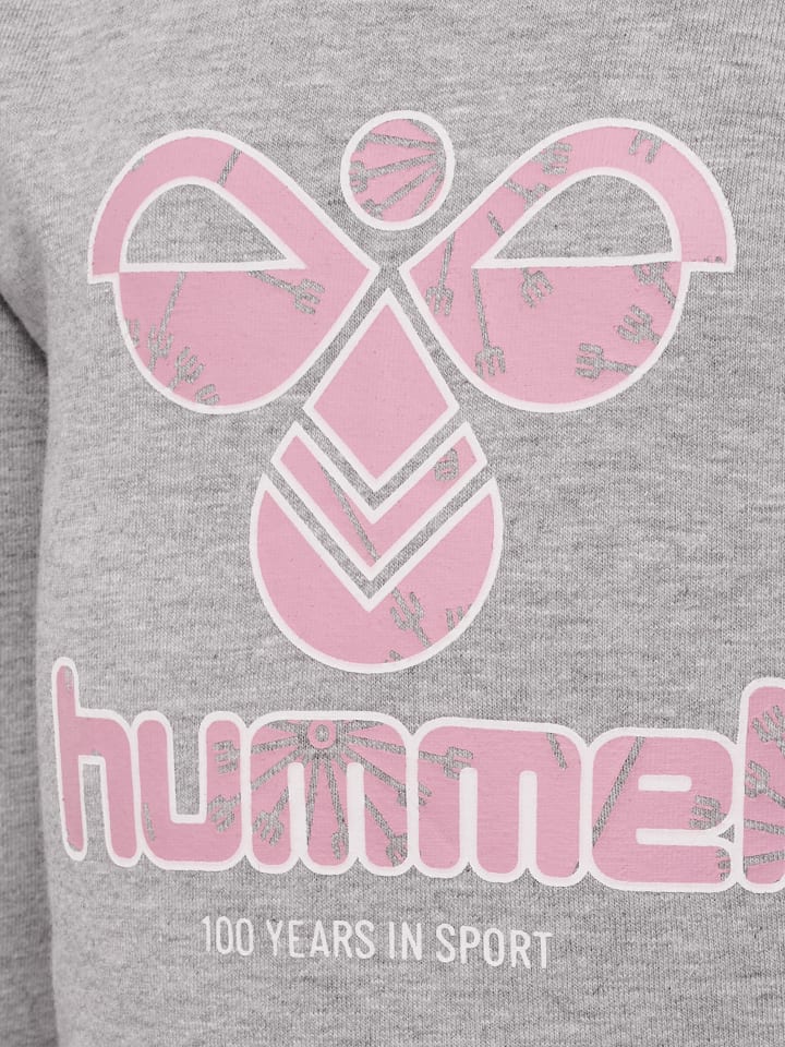 Комбинезон на кнопках Hummel Hmldana girls в цвете СЕРЫЙ МЕЛАНЖ Hummel — фото 4