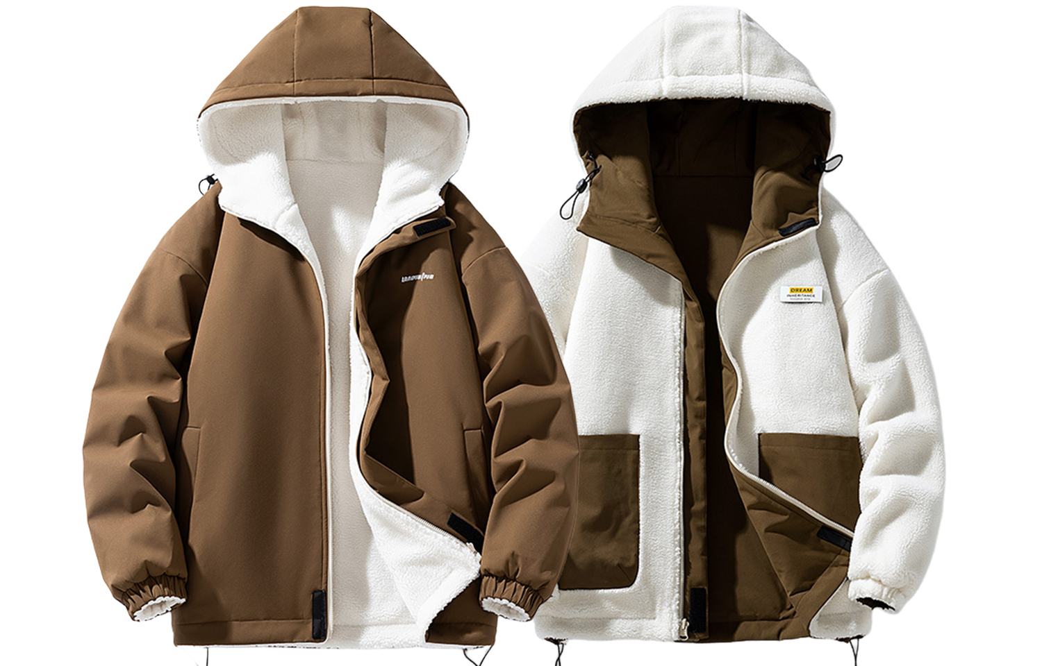 

WARRIOR Пуховик Unisex, Coffee