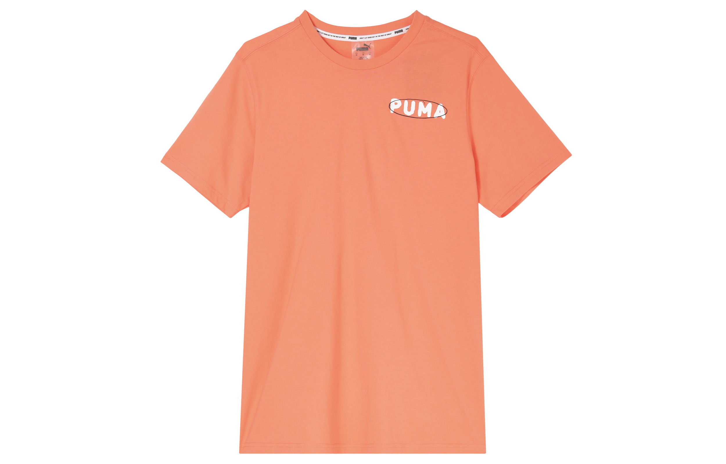 

PUMA Футболка унисекс оранжево-красные