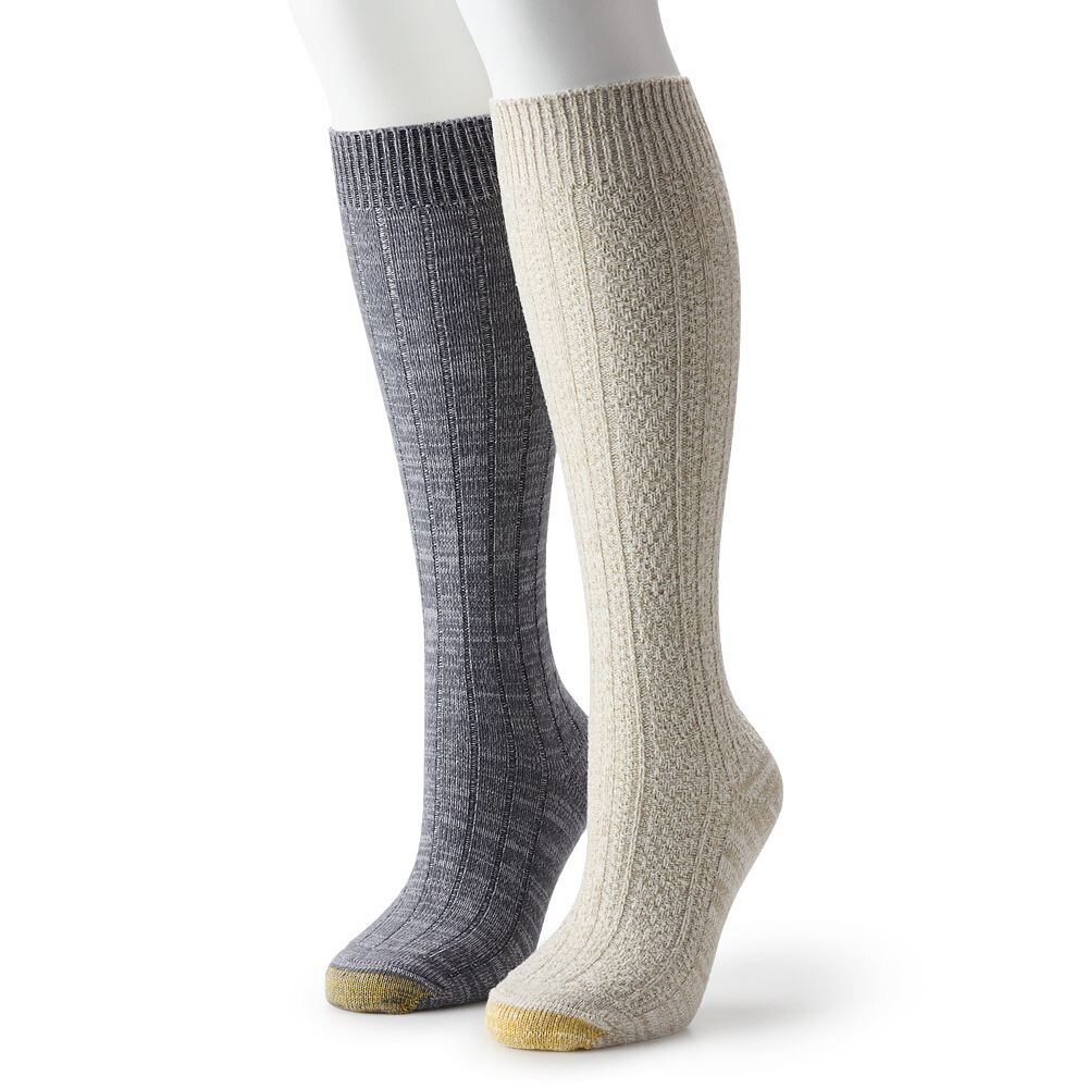 

Женские носки до колена GOLDTOE (2 пары), цвет Oatmeal