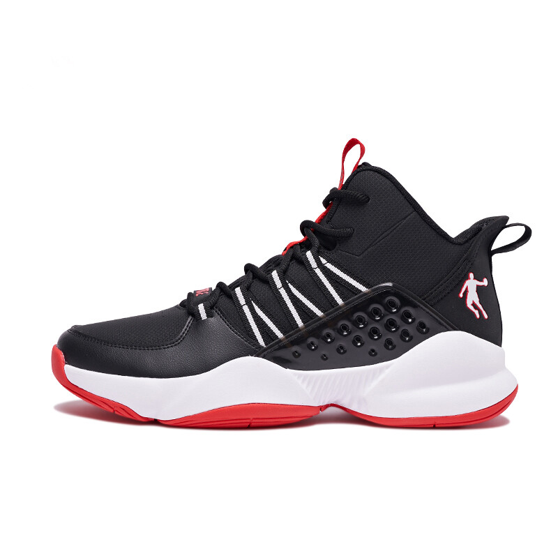 

Баскетбольные кроссовки Basketball Shoes Men Mid-Top Black/White Qiaodan