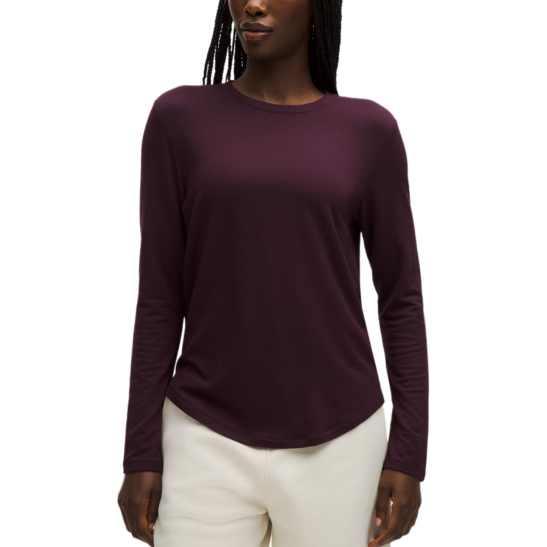 

Футболка Love Women's Crew Neck Moderate Straight Fit Lululemon, plum фиолетовый/blpm