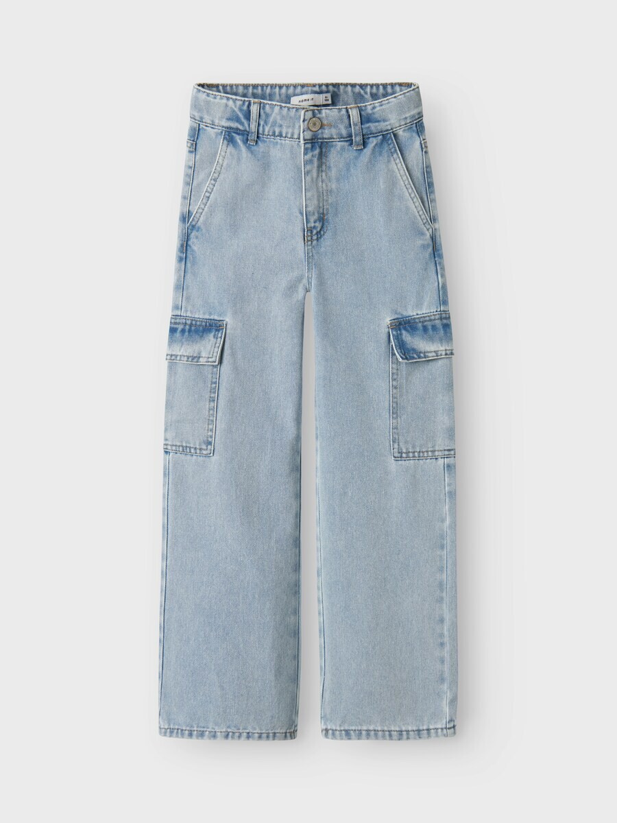 Джинсы NAME IT Wide leg Jeans NKFrose, светло-синий — фото 4