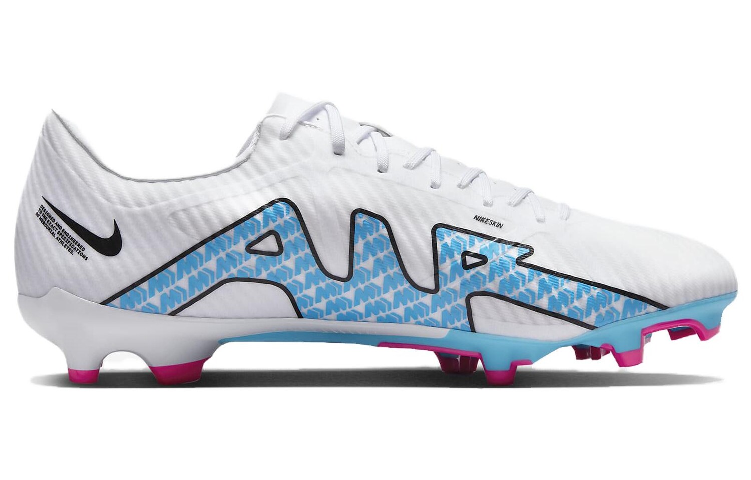 Nike Mercurial Vapor 15 Футбольные бутсы унисекс, Белый — фото 2