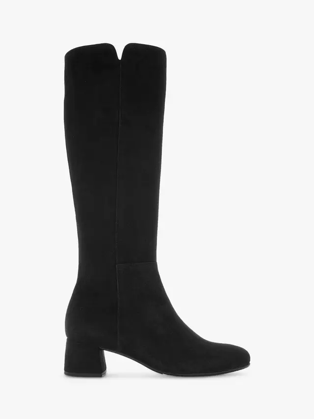 

Ботинки Gabor Ashby Suede Medium Calf, черный