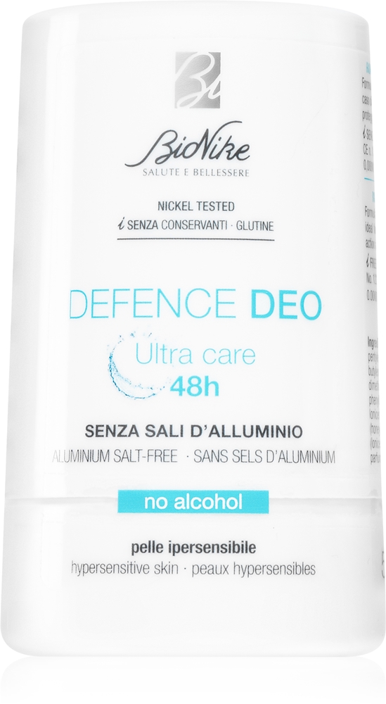 

Шариковый дезодорант Defence deo без алюминия и солей для чувствительной кожи Bionike, 48h 50 мл