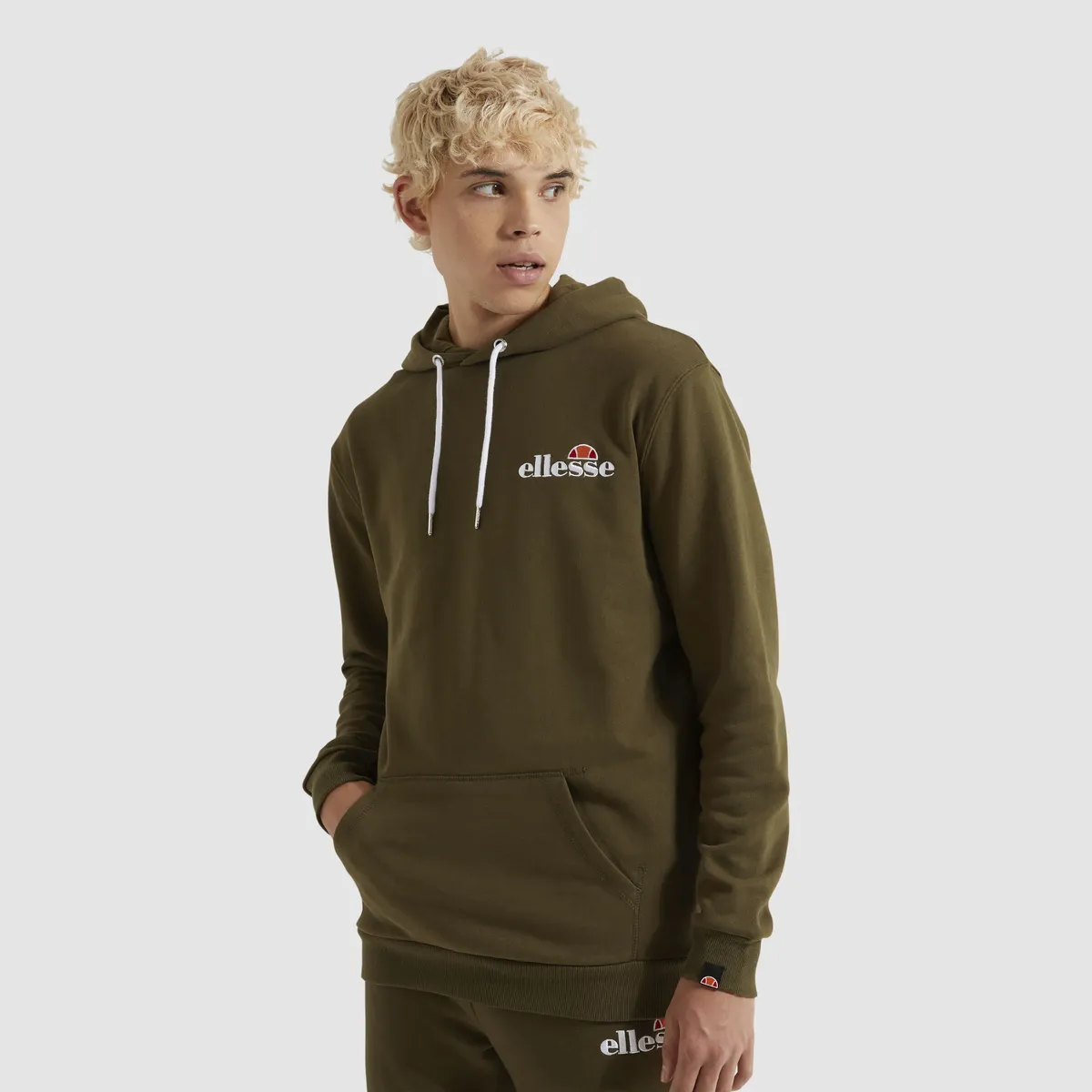 

Толстовка Ellesse с капюшоном "Primero OH Hoody", хаки