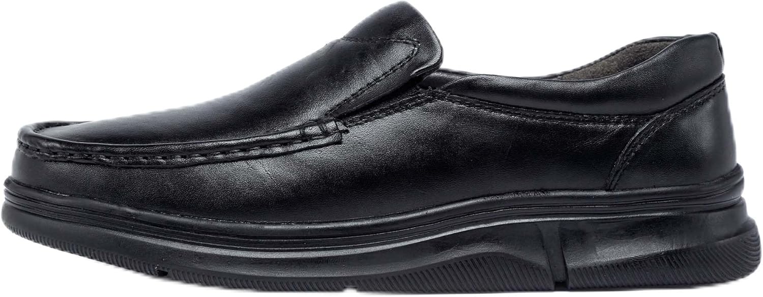 

Мужские повседневные слипоны, удобные и дышащие туфли для ходьбы, классические деловые противоскользящие туфли, прочные туристические туфли, легкие и широкие повседневные туфли, практичные и минималистичные спортивные туфли Ksyvucrd, черный