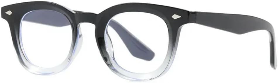 

Солнцезащитные очки UV400 с круглыми прозрачными линзами Ocean и заклепками для женщин и мужчин, для бега и занятий спортом на открытом воздухе UYPTK, Black Tran Clear