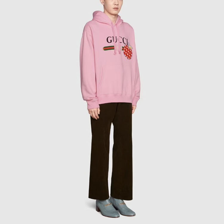 Толстовка мужская Gucci розовая — фото 4