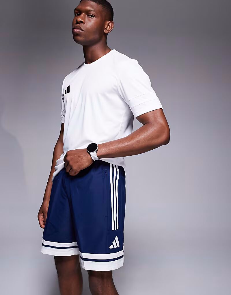 

Шорты Adidas Football Squadra темно-синего цвета Adidas Performance
