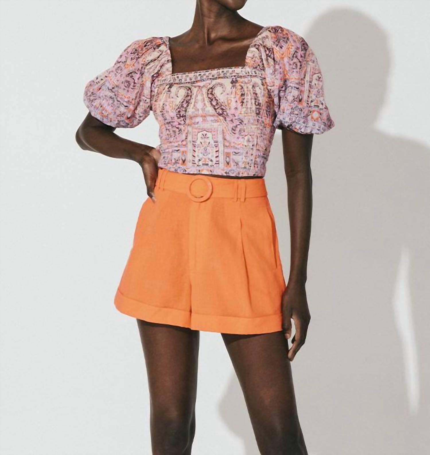 

Шорты женские Cleobella, цвет tigrlily orange
