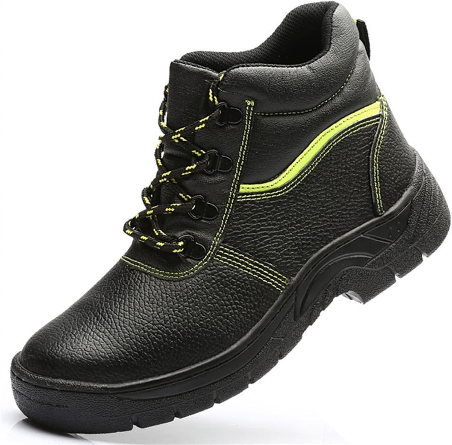 

Зимние ботинки HISXUS Безопасная обувь Модная защитная обувь для мужчин Противопрокольные ботинки Стальные носки ботинки Несокрушимые (Цвет: черный, Размер: 11 US)