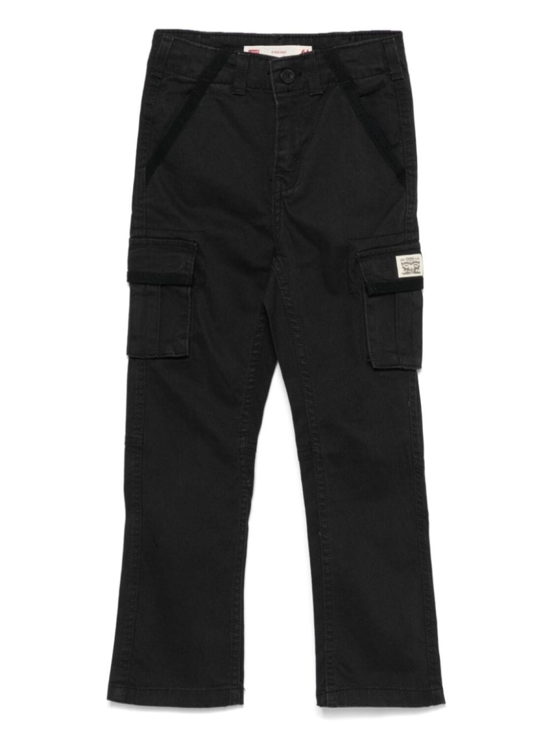 

Levi's Kids прямые брюки-карго, черный