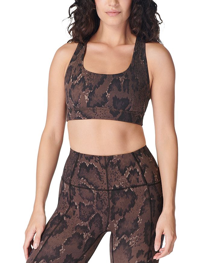 

Супермягкий двусторонний бюстгальтер для йоги Sweaty Betty, коричневый
