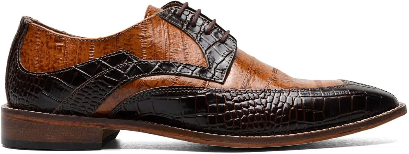 Мужские туфли Stacy Adams Trubiano Moc Toe Oxford, мультиколор — фото 2