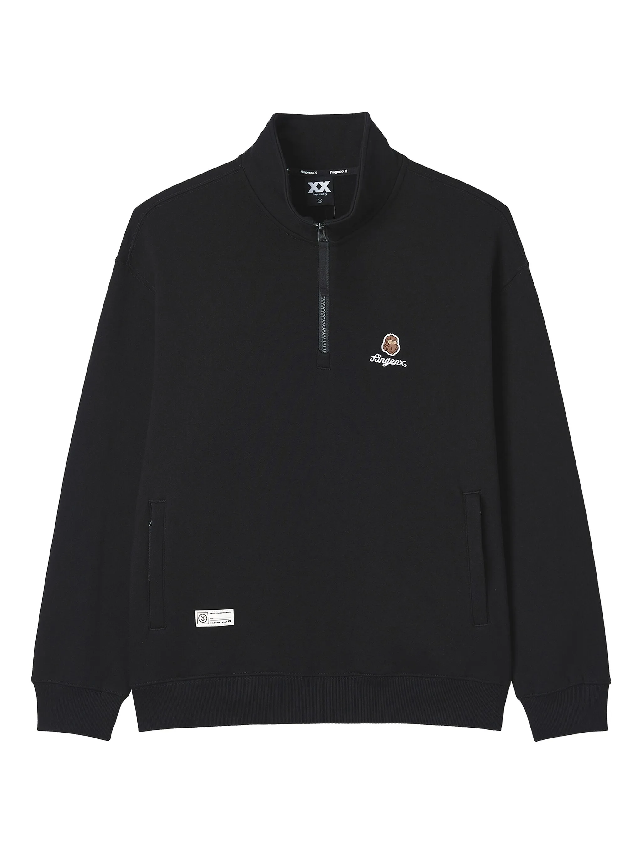 

Толстовка на молнии Fingercroxx, черный