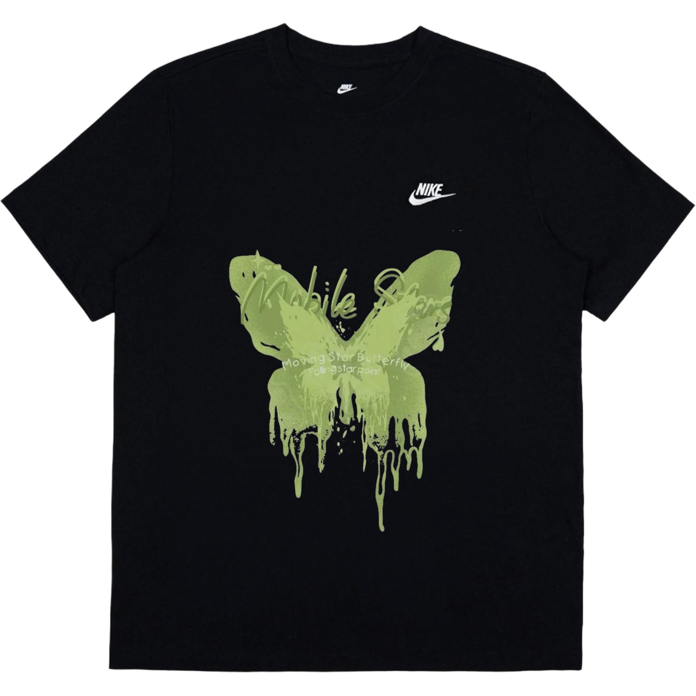 

Летняя футболка с коротким рукавом Unisex Nike, черный