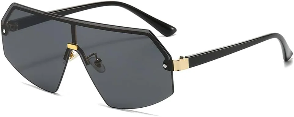 

Классические ретро-солнцезащитные очки большого размера для женщин, зеркальные очки для мужчин/женщин, унисекс, большие солнцезащитные очки в оправе KTUCN, Hd1