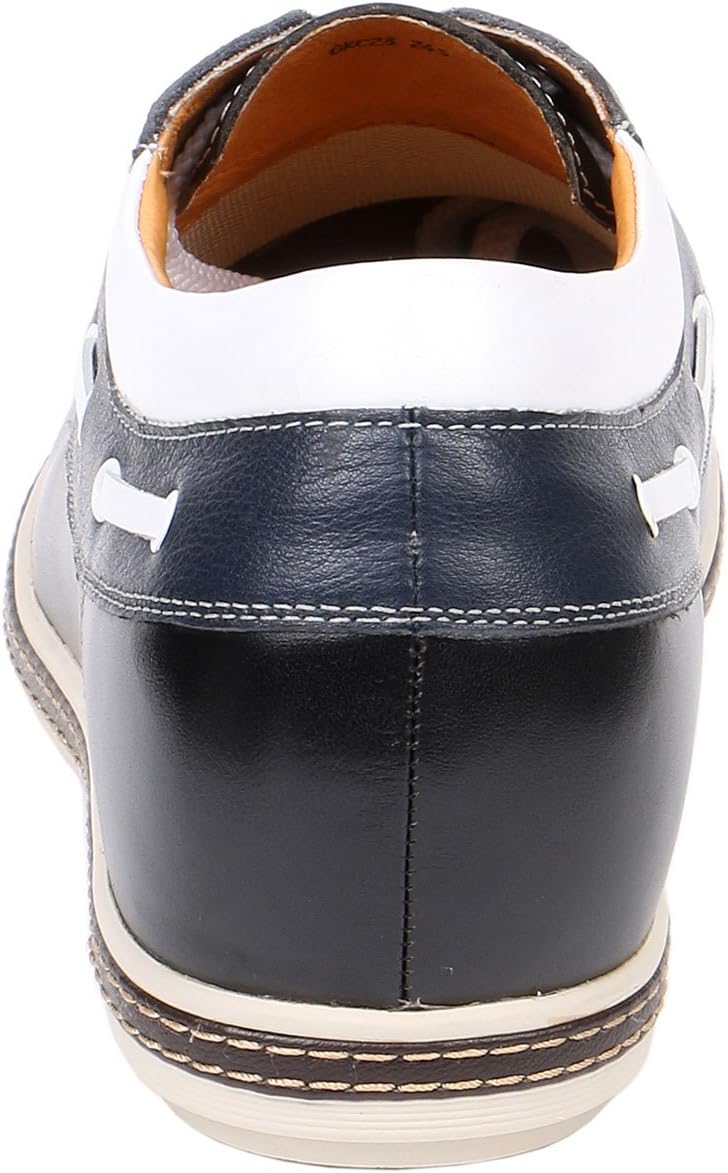 Мужские модные кожаные ботинки-лодочки с подъемом на 2,4 GKC23 Jota Shoes, черный — фото 3