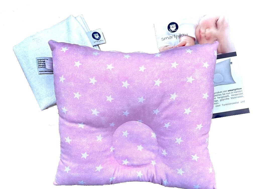 

Детская подушка Smartpillow со сменным бамбуковым махровым чехлом BabyDorm