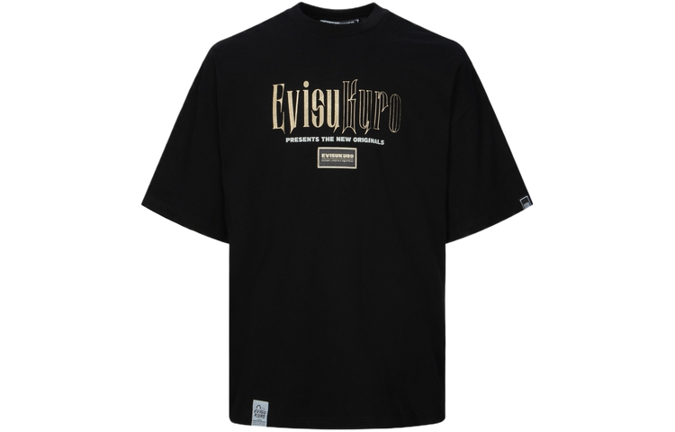 

Футболка мужская черная Evisu, черный