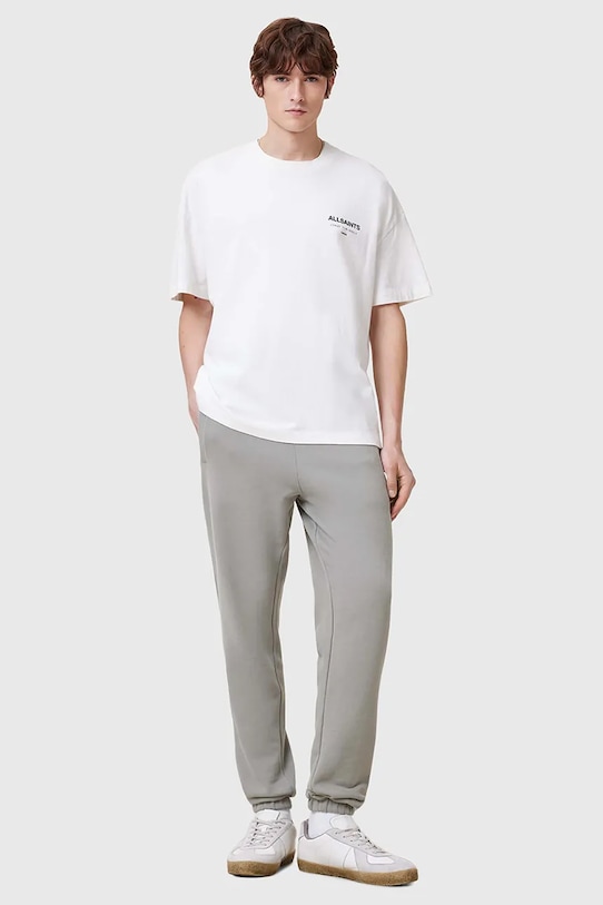 

Хлопковые спортивные брюки RAVEN SWEATPANT Allsaints, серый